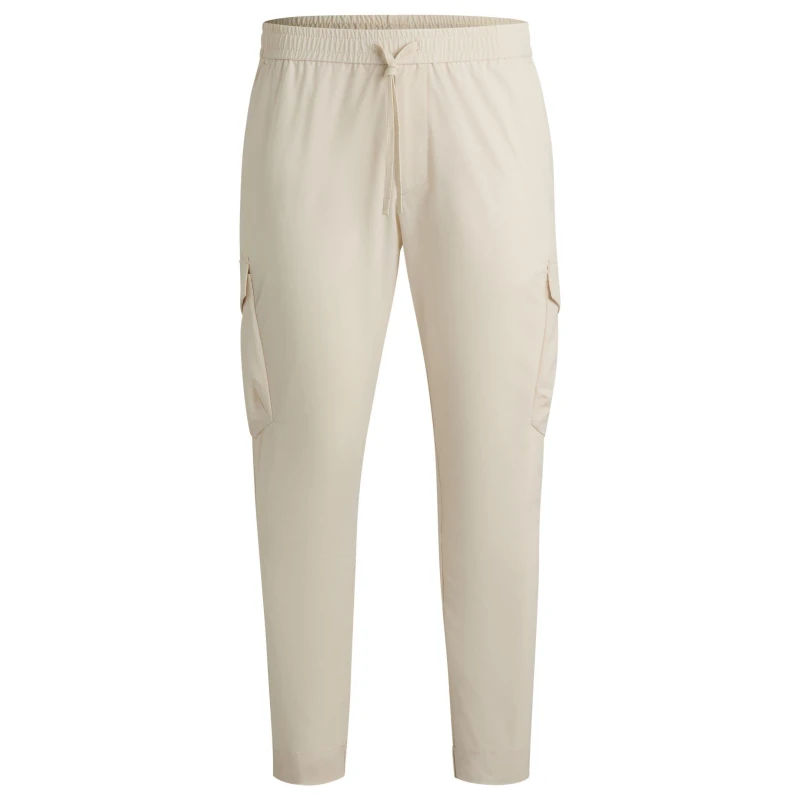 Image of Boss Mens Urbanex Cargo Trousers Open White male M
