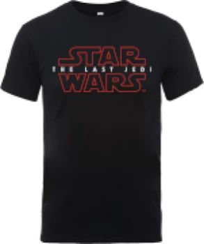Image of Star Wars The Last Jedi Mens Black T-Shirt - L - Black