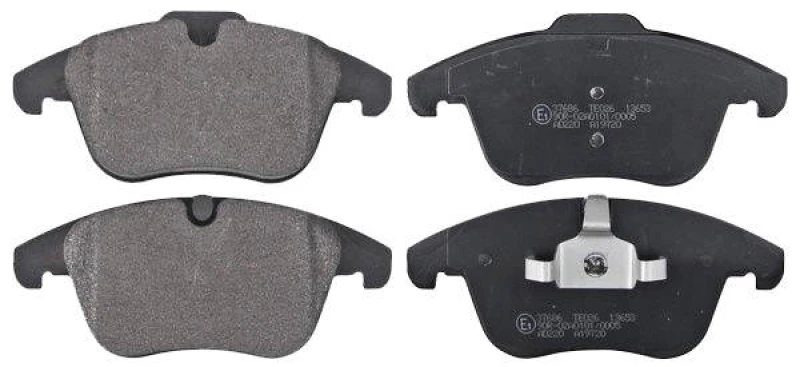 Image of A.B.S. 37686 Brake pad set prepared for wear warning indicator Brake Pad Set,disc brake (402)