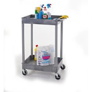 Image of GPC Shelf Trolley Grey Lifting Capacity Per Shelf: 75kg 460mm x 980mm x 610mm