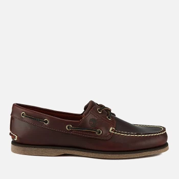 Timberland Mens Classic 2-Eye Boat Shoes - Rootbeer Smooth - UK 8