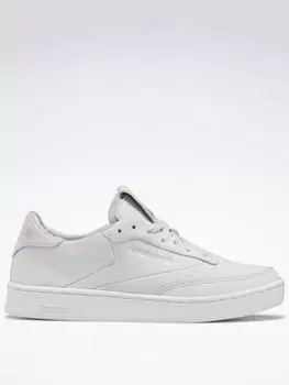 image of Reebok Club C Clean Shoes, Grey/White, Size 4.5, Women