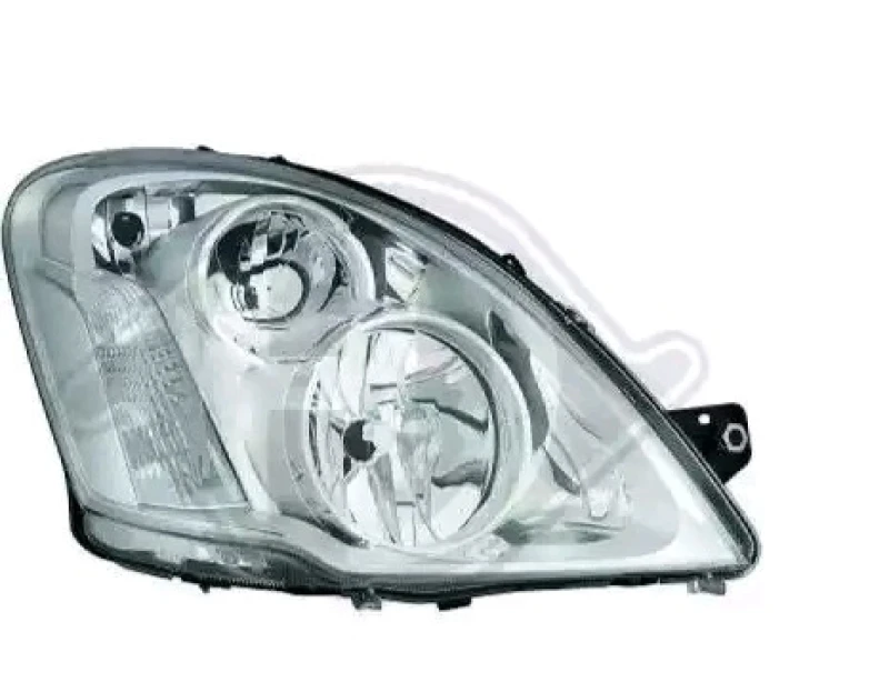 Image of DIEDERICHS 3494882 Headlights H1/H7, Priority Parts, Right, with motor for headlamp levelling Headlight (259)
