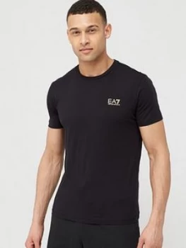 Image of Emporio Armani EA7 Core ID Logo T-Shirt Black Size 2XL Men