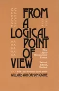 Image of from a logical point of view nine logico philosophical essays second revise