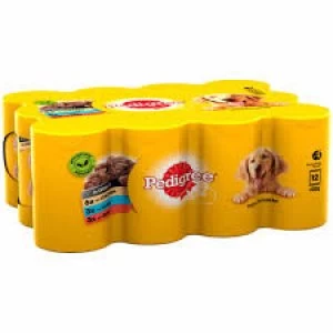 image of Pedigree Mixed Selection in Gravy Tinned Dog Food 12 x 400g