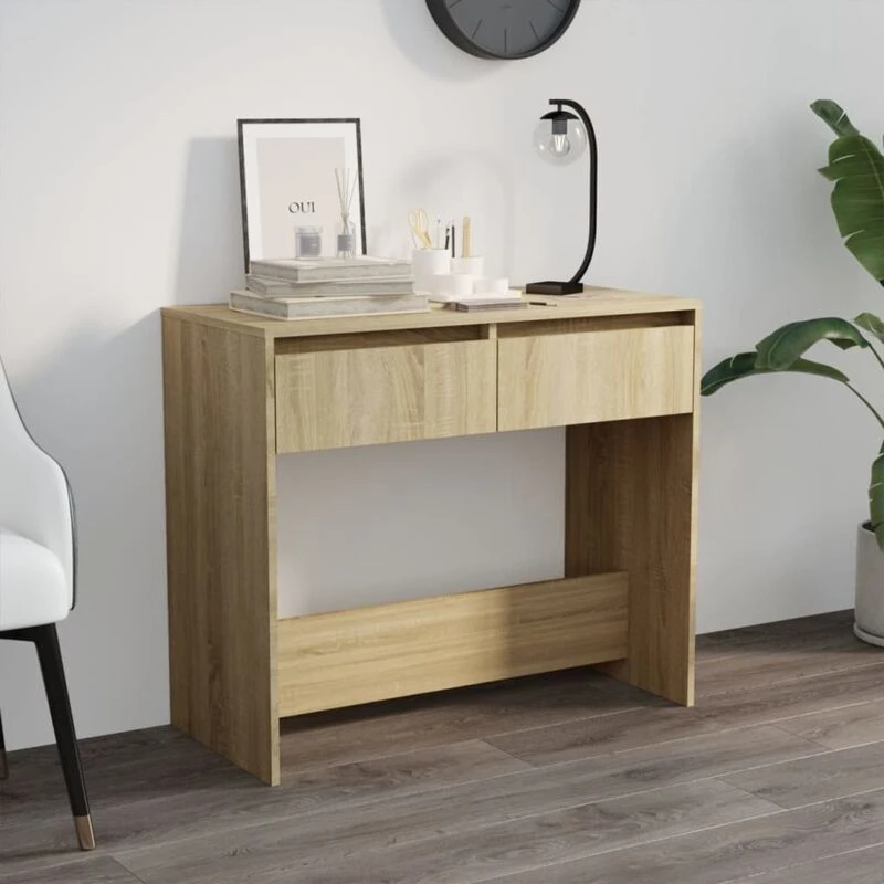 Image of VIDAXL Console Table Sonoma Oak 89x41x76.5cm Steel Vidaxl 8720286834817