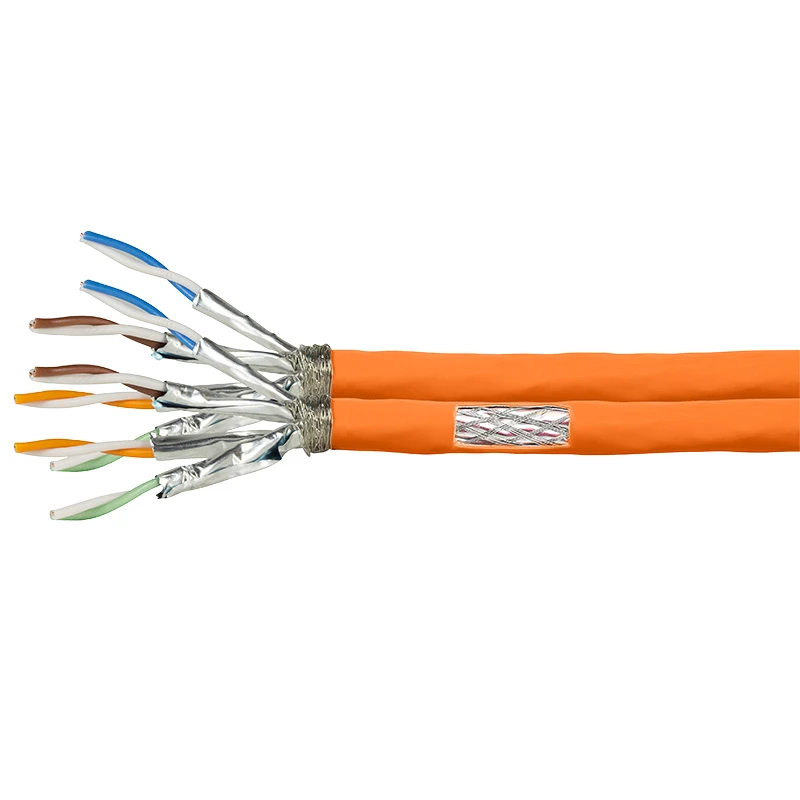 Image of LogiLink CPV0063 networking cable Orange 100 m Cat7 S/FTP (S-STP)