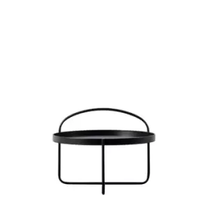 Image of Crossland Grove Melton Coffee Table Black 65 X 65 X 50Cm