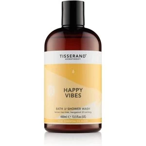 image of Tisserand Aromatherapy Happy Vibes Bath & Shower Wash 400ml