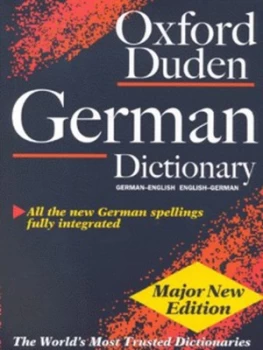 Image of The Oxford-Duden German Dictionary by Werner Scholze-Stubenrecht and J. B Sykes and M Clark and O Thyen and Oxford University Press Hardback