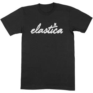 Image of Elastica - Classic Logo Unisex Large T-Shirt - Black