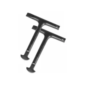 Image of Faithfull Manhole Keys, D-Type 125mm (5in) (Pack 2)