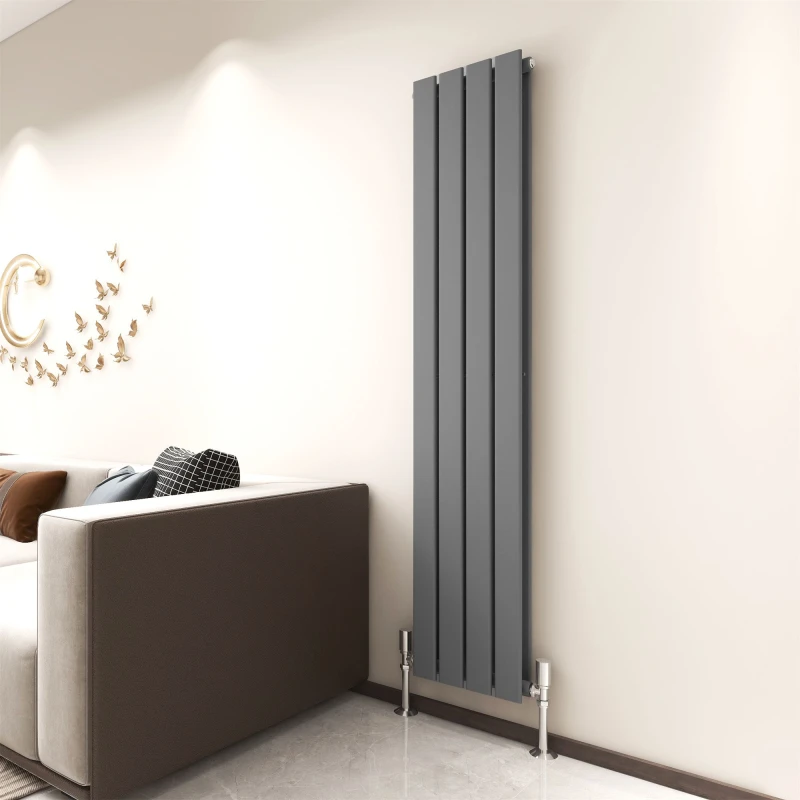 Image of MCC Direct Designer Flat Panel Double Radiator 1600x272 Anthracite Grey