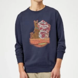 Image of Scooby Doo Munchies Sweatshirt - Navy - 3XL