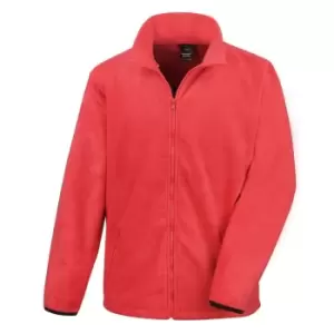 Image of Result Mens Core Fashion Fit Outdoor Fleece Jacket (M) (Flame Red)