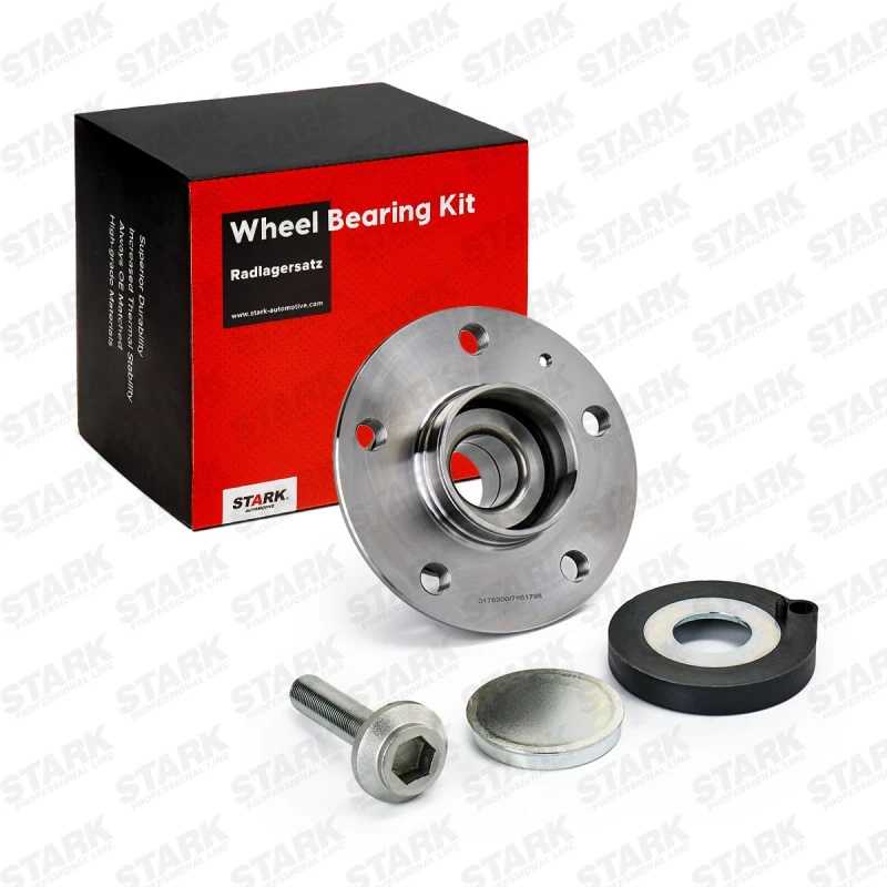Image of STARK SKWB-0180348 Wheel bearing kit Rear Axle, with screw Wheel Bearing Kit (654)