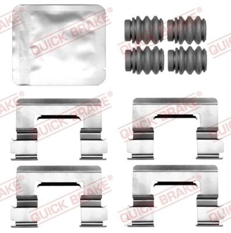 Image of QUICK BRAKE Brake pad fitting kit QUICK BRAKE 109-0164