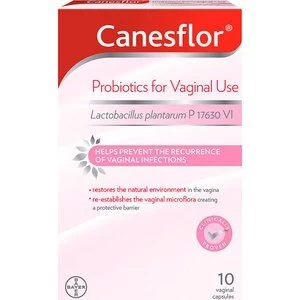 image of Canesten Canesflor Thrush Probiotic Capsule 10 Capsules