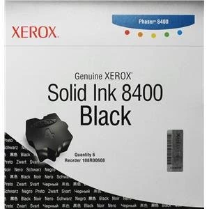 Image of Original Xerox 108R00608 Genuine Solid Ink (6 x Black)