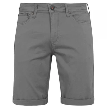 image of Jack and Jones Rick 5 Pocket Chino Shorts Mens - Steel Grey