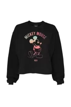 image of 1928 Mickey Mouse Cropped Sweatshirt