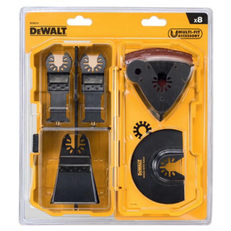 Image of DEWALT 8 Piece OIS Oscillating Multi Tool Accessory Set DT20731