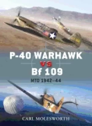 Image of p 40 warhawk vs bf 109 mto 194244