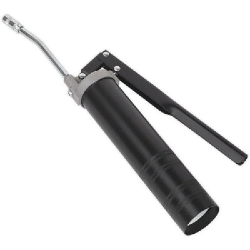 Image of Loops Lever Operated Screw-Type Grease Gun - Vacuum Suction - Rigid Extension Tube Multi