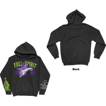 Image of Disney - The Nightmare Before Christmas Full of Spirit Unisex Large Hoodie - Black