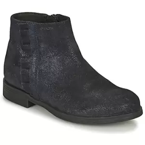 Image of Geox AGGATA Girls Childrens Mid Boots in Blue - Sizes 10 kid,11 kid,12 kid