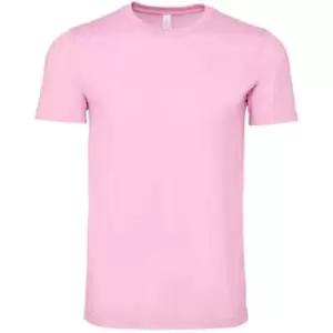 Image of Bella + Canvas Adults Unisex Heather CVC T-Shirt (S) (Bubblegum Pink Heather)