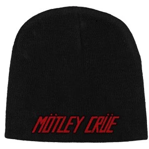 Image of Motley Crue - Logo Unisex Beanie Hat - Black