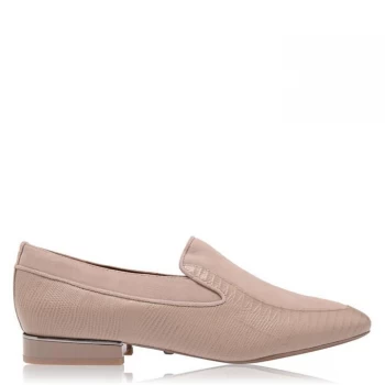 image of Reiss Nina Loafers - Beige Calf