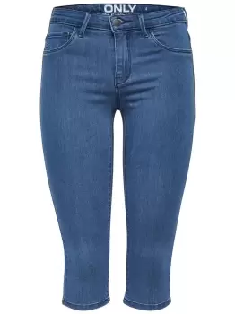 Image of ONLY Rain Reg Skinny Capris Women Blue