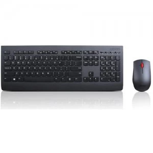 image of Lenovo 4X30H56816 RF Black Wireless Keyboard