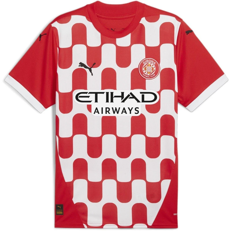 Image of Puma Girona Home Shirt 2024 2025 Adults - Red Red S