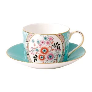 Wedgwood Wonderlust Camellia Teacup Saucer