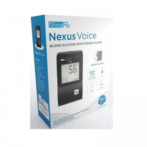 image of GlucoRx Nexus Voice Blood Glucose Monitoring System