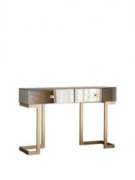 image of Hudson Living Amberly Glass Console Table