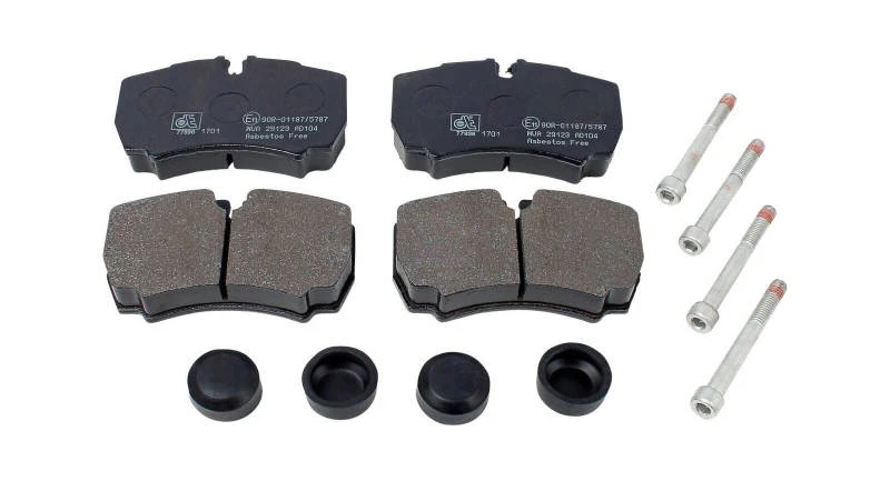 Image of DT Spare Parts 7.92614 Brake pad set Rear Axle Brake Pad Set,disc brake (402)