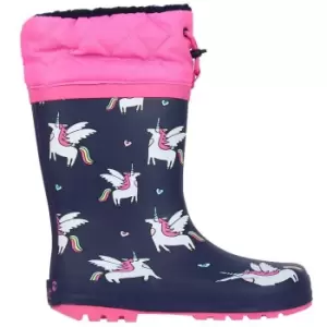 Image of Gelert Cuff Welly Boot Childs - Blue