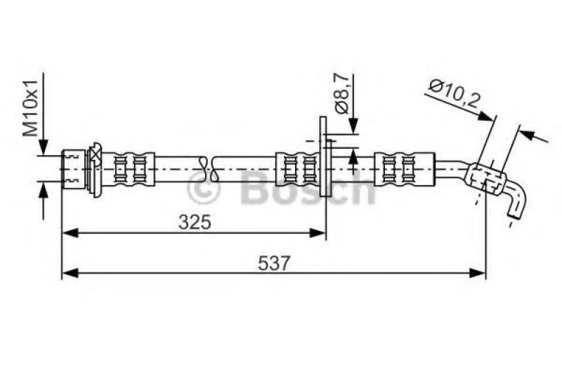 Image of Bosch 1 987 476 782 Brake Hose Brake Hose (83)