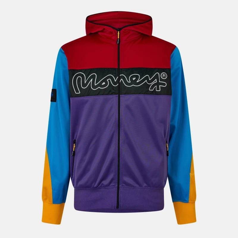 Image of Money Mens Zip Hoodie Multi male X Small