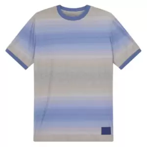 Image of Paul Smith Stripe T-Shirt - Blue