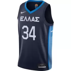 image of Nike (Road) Limited Mens Nike Basketball Jersey - Blue