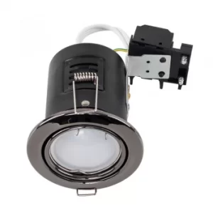 Image of MiniSun Tiltable Fire Rated Downlight in Black Chrome