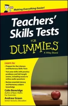 Image of Teachers' skills tests for dummies - Colin Beveridge - Paperback - Used