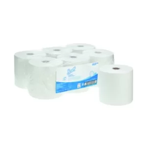 Image of Control Hand Towel Roll White (Pack of 6) 6622