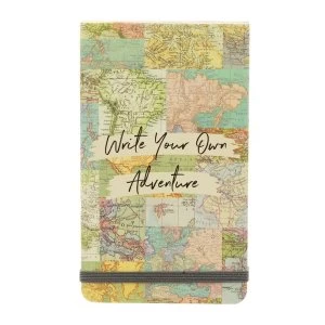 Image of Sass & Belle Vintage Map Collage Flip Notebook